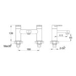 Imex Duro Bath Filler Tap