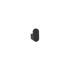 Imex Round Robe Hook Matt Black