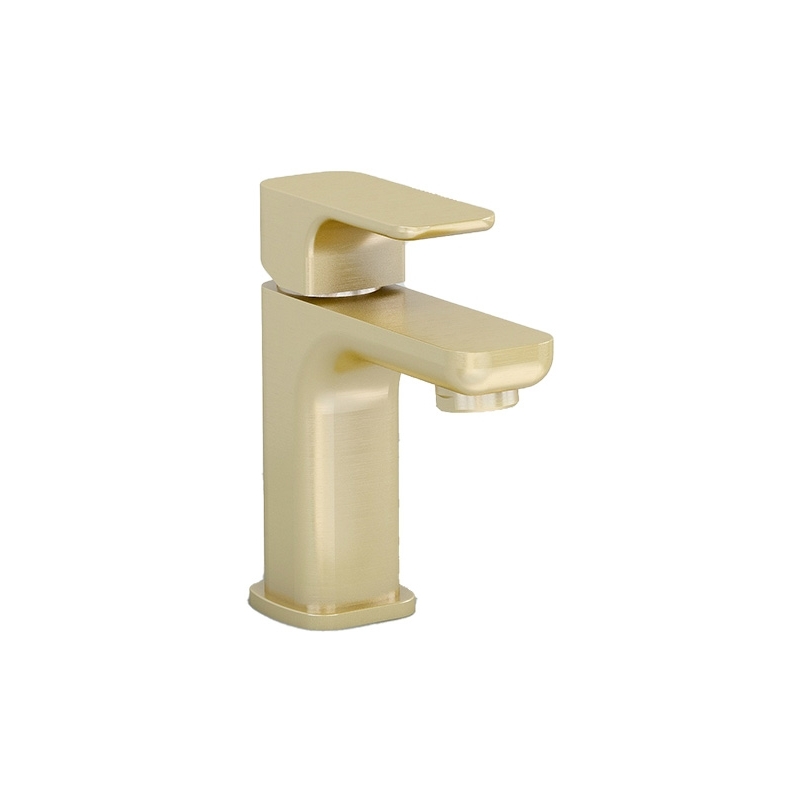 Imex Flite Small Basin Mixer Tap Brushed Brass Imex Flite Small Basin Mixer Tap Brushed Brass