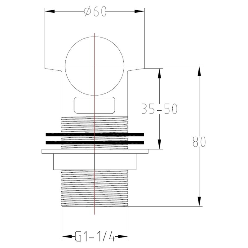 Imex Basin Flip Waste Slotted
