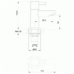 Imex Ivo Bath Pillar Taps