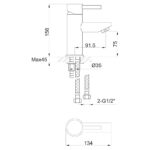 Imex Ivo Single Lever Basin Mixer Tap