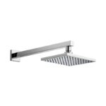 Imex Deluxe Square 200mm Brass Shower Head