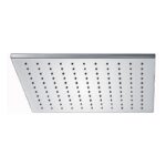 Imex Deluxe Square 250mm Brass Shower Head