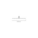 Imex Deluxe Square 250mm Brass Shower Head
