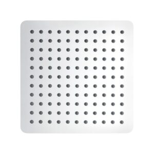 Imex Slimline Polished Stainless Steel Square 250mm Shower Head