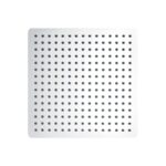 Imex Slimline Polished Stainless Steel Square 200mm Shower Head