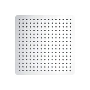 Imex Slimline Polished Stainless Steel Square 200mm Shower Head