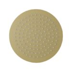 Imex Slimline 250mm Brushed Brass Round Shower Head