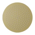 Imex Slimline 300mm Brushed Brass Round Shower Head