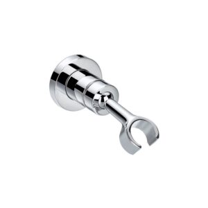 Imex Round Brass Wall Bracket Handset Holder
