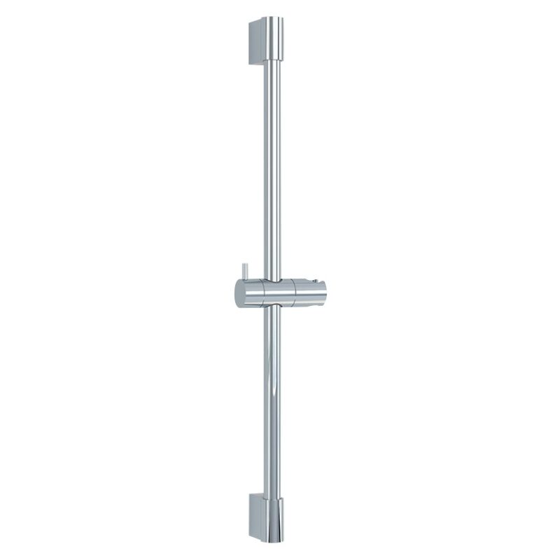 Imex Round Slide Rail with Integrated Wall Outlet Elbow Chrome