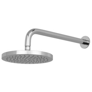 Imex 200mm Arco ABS Round Showerhead & Brass Shower Arm