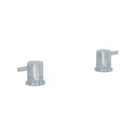 Imex Ravine Deck Mounted Cold/Hot Shut Off Valves Chrome