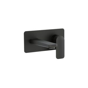 Imex Suburb Wall Mounted Basin Mixer Tap Matt Black