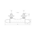 Imex Thermoforce 1 Round Bar Shower Valve