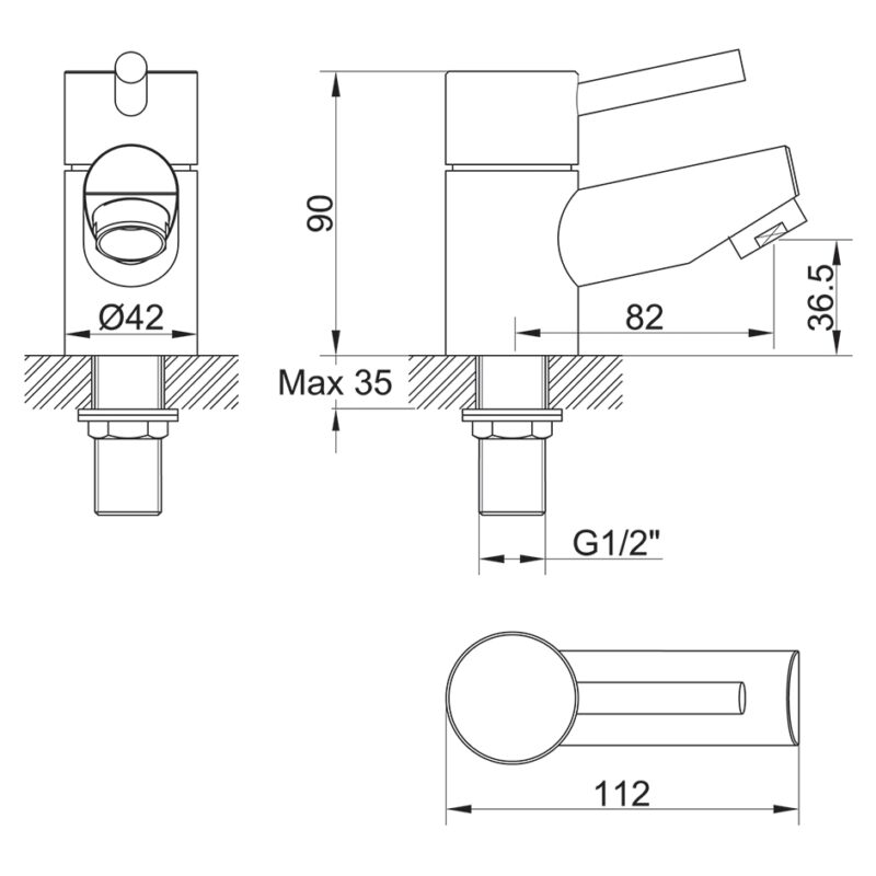 Imex Xcite Basin Pillar Taps