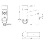 Imex Xcite Mono Bath Filler Tap