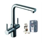 InSinkErator 3N1 L Shape Tap, Neo Tank & Filter Pack Chrome