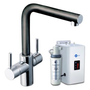 InSinkErator 3N1 L Shape Tap, Neo Tank & Filter Pack Anthracite