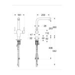 InSinkErator 3N1 L Shape Tap, Neo Tank & Filter Pack Anthracite