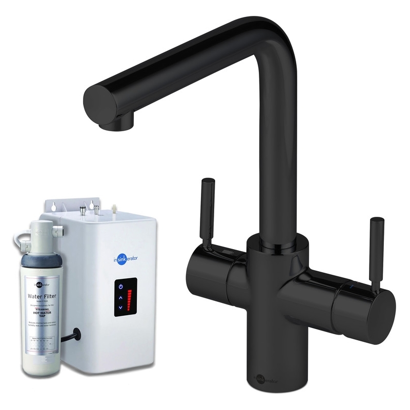 InSinkErator 3N1 L Shape Tap, Neo Tank & Filter Pack Velvet Black InSinkErator 3N1 L Shape Tap, Neo Tank & Filter Pack Velvet Black