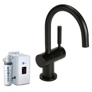InSinkErator H3300 Hot Mixer Tap, Neo Tank & Water Filter Black