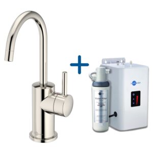 InSinkErator FH3010 Hot Water Tap & Neo Tank Polished Nickel