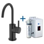 InSinkErator FH3010 Hot Water Tap & Neo Tank Velvet Black