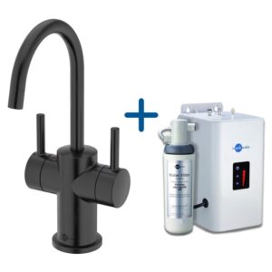 InSinkErator FHC3010 Hot/Cold Water Mixer Tap & Neo Tank Black