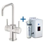 InSinkErator FHC3020 Hot/Cold Water Mixer Tap & Neo Tank Brushed