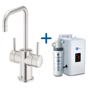 InSinkErator FHC3020 Hot/Cold Water Mixer Tap & Neo Tank Brushed