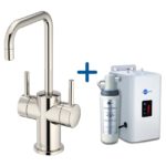 InSinkErator FHC3020 Hot/Cold Water Mixer Tap & Neo Tank Nickel