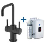 InSinkErator FHC3020 Hot/Cold Water Mixer Tap & Neo Tank Black