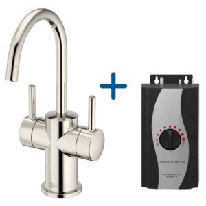 InSinkErator FHC3010 Hot/Cold Water Mixer Tap & Tank Polished Nickel