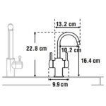 InSinkErator FHC3010 Hot/Cold Water Mixer Tap & Tank Velvet Black