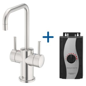InSinkErator FHC3020 Hot/Cold Water Mixer Tap & Tank Brushed Steel