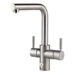 InSinkErator 4N1 L Shape Tap, Neo Tank & Filter Pack Brushed Steel