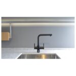 InSinkErator 4N1 L Shape Tap, Neo Tank & Filter Pack Velvet Black