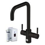 InSinkErator 4N1 U Shape Tap, Neo Tank & Filter Pack Velvet Black