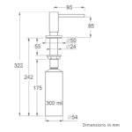 InSinkErator Kitchen Soap Dispenser Chrome