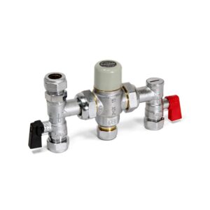 Inta Intamix 15mm Thermostatic Mixing Valve with Valve & Top Outlet