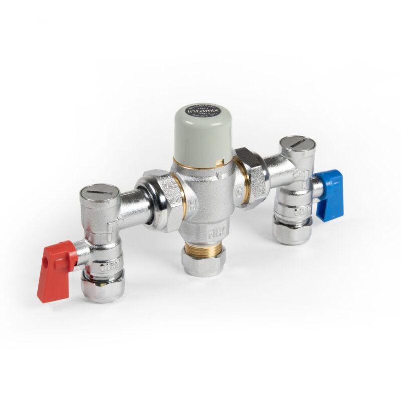 Inta Intamix 15mm TMV2/3 Thermostatic Mixing Valve with Isolators Inta Intamix 15mm TMV2/3 Thermostatic Mixing Valve with Isolators