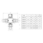 Inta Intamix 3/4" Male BSP Thermostatic Mixing Valve