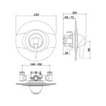 Inta Acura TMV3 Concealed Thermostatic Sequential Shower Valve