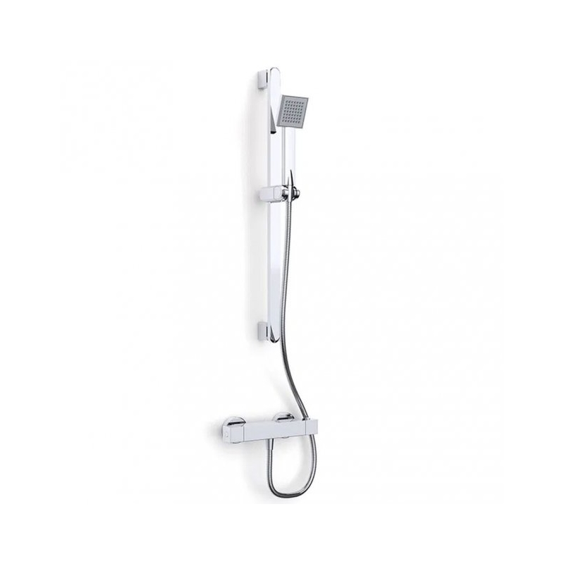 Inta Nulo Safe Touch Thermostatic Bar Shower with Flexible Slide Rail Kit Inta Nulo Safe Touch Thermostatic Bar Shower with Flexible Slide Rail Kit