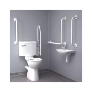 Inta Doc M WC Pack with Blue Rails & Thermostatic Tap