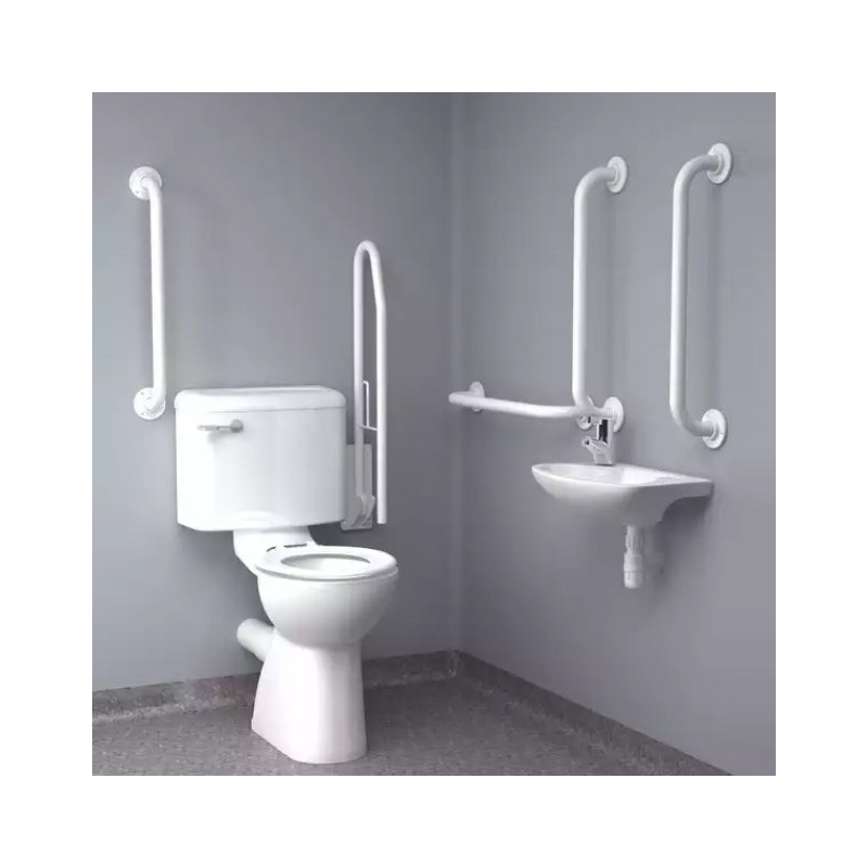 Inta Doc M WC Pack with Blue Rails & Thermostatic Tap Inta Doc M WC Pack with Blue Rails & Thermostatic Tap