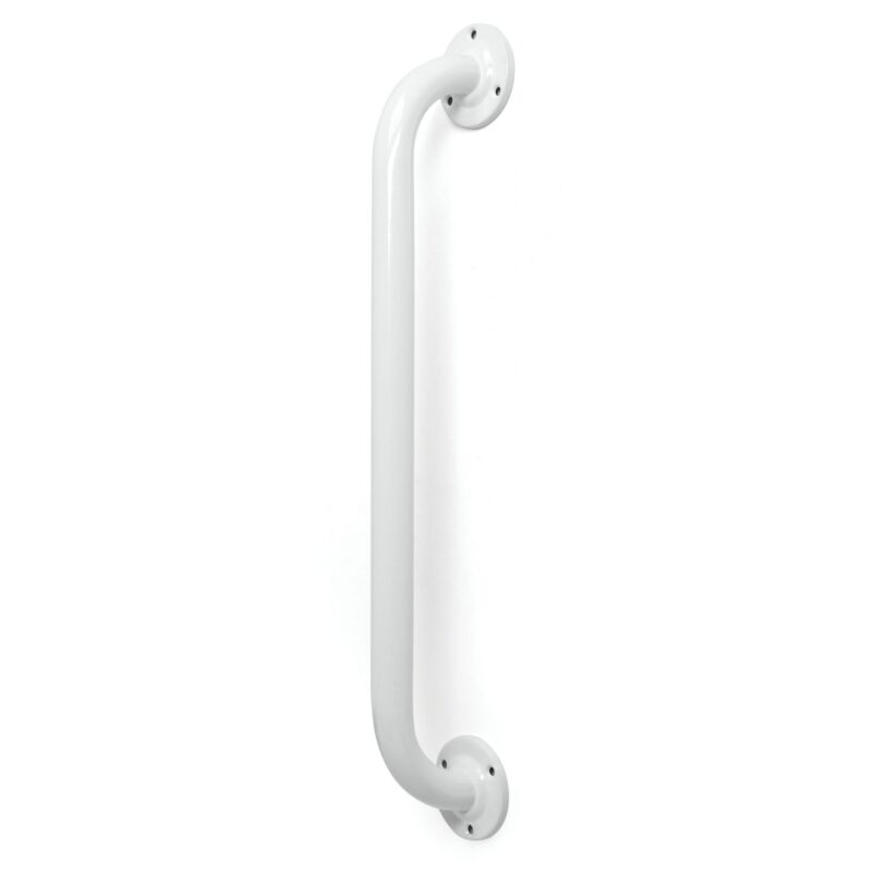 Inta 300mm White Powder Coated Grab Rail Exposed Fixings