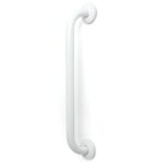 Inta 600mm White Powder Coated Grab Rail Concealed Fixings